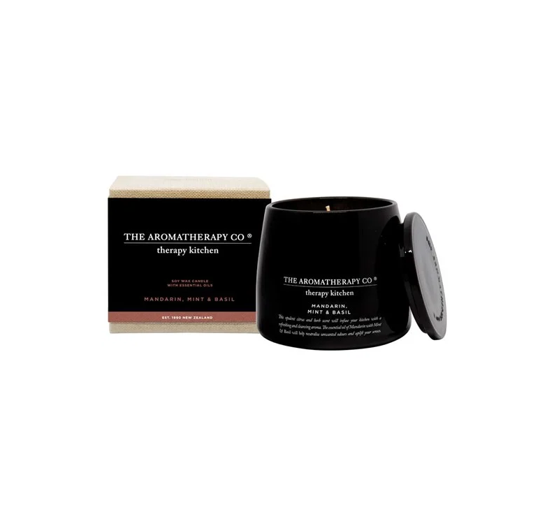 The Aromatherapy Co. Therapy Kitchen Candle 260g - Mandarin Mint and Basil