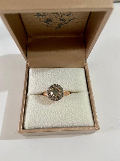 Crystal Circle Ring