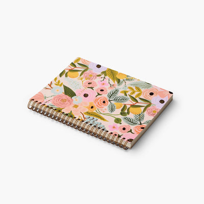 A5 Spiral Ruled Notebook - Garden Party Pastel