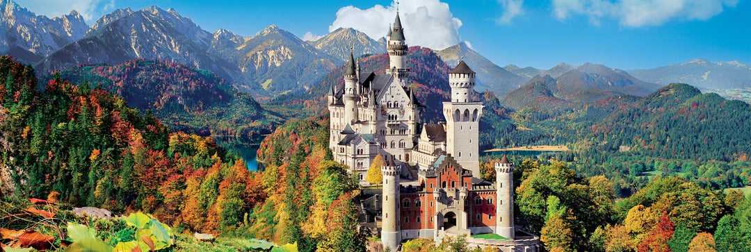 Neuschwanstein, Panorama 1000pcs puzzle