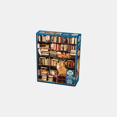 Gotham Bookstore Cats - 500pc Puzzle