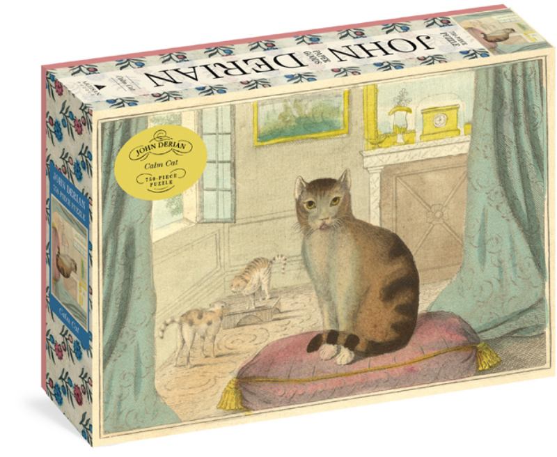 John Derian Paper Goods: Calm Cat 750-piece Jigsaw Puzzle