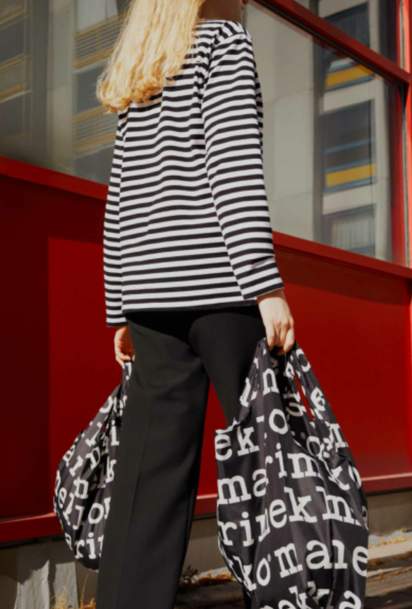 Marimekko Marilogo Smartbag - Black and White