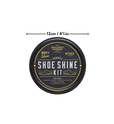 GENTLEMEN'S HARDWARE Travel Shoe Shine Tin