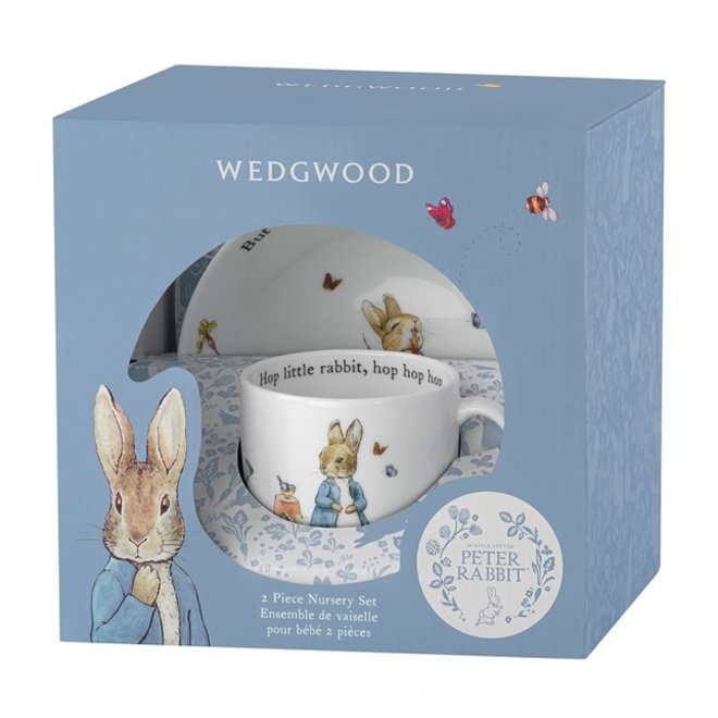 Peter Rabbit Twinings Collection Peter Rabbit Reimagined Collection 2 Piece Set - Blue – Outdo Homestore